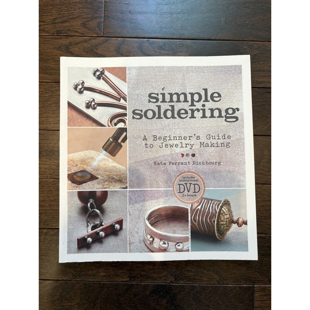 Simple Soldering: A Beginner's Guide to Jewelry Making - Paperback with DVD EUC